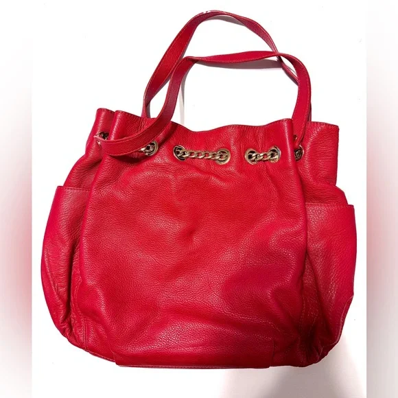 Michael Kors Vibrant Red Shoulder Bag - Picture 2 of 6